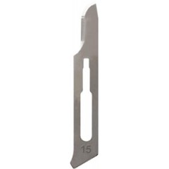  MYCO TECHNOCUT DISPOSABLE SCALPELS - Size 15 Stainless Steel , 10/bx